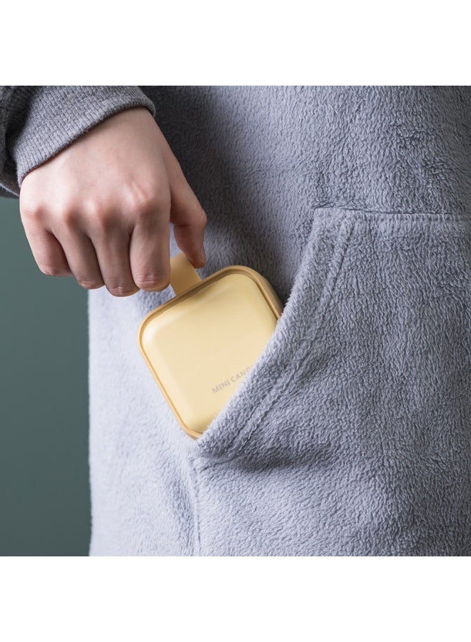 عام حبة صغيرة لحفظ الأدوية، علبة أدوية لطيفة - منظّف أدوية يومي للسفر، حاوية أدوية جميلة ومحمولة للحقيبة أو الجيب، حامل أدوية مضغوط للزيوت والأعشاب. - Image 3