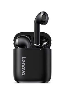 LP2 TW Wireless Bluetooth 5.0 Earphone Dual Stereo Bass Touch Headphones With Mic Black
