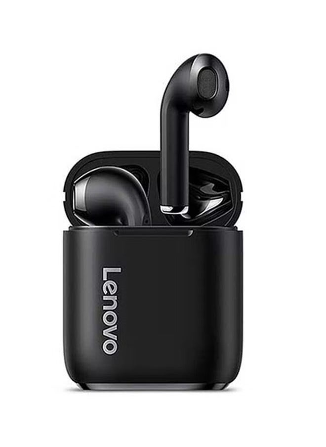Lenevo - LP2 TW Wireless Bluetooth 5.0 Earphone Dual Stereo Bass Touch Headphones With Mic Black - Image 1
