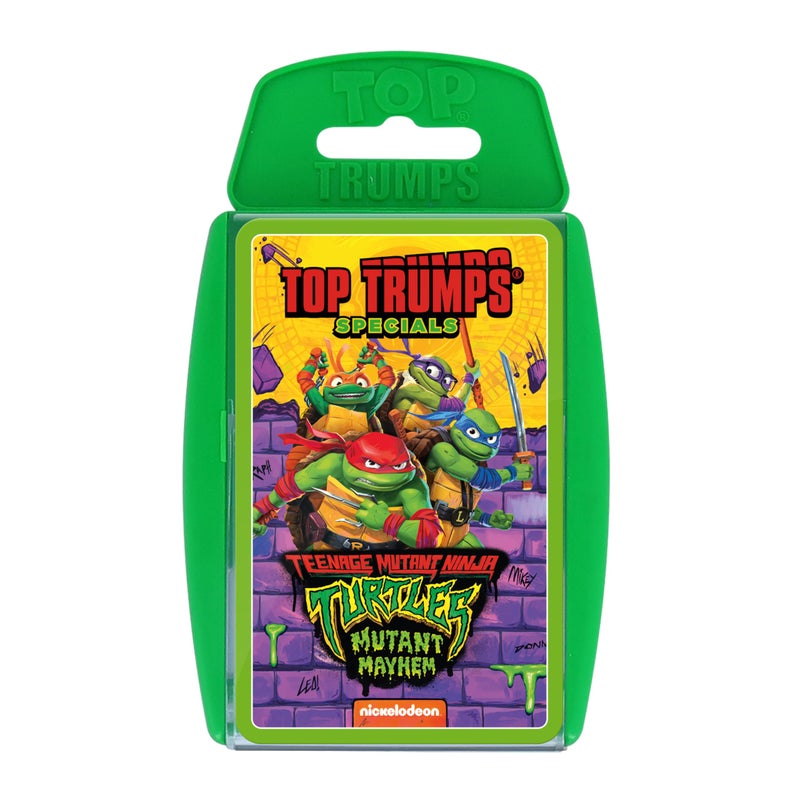 Top Trumps Teenage Mutant Ninja Turtles Card Game Family Learning Game for Kids and Adults 2 Players Ages 6 Blue Orange Purple Green - Image 3