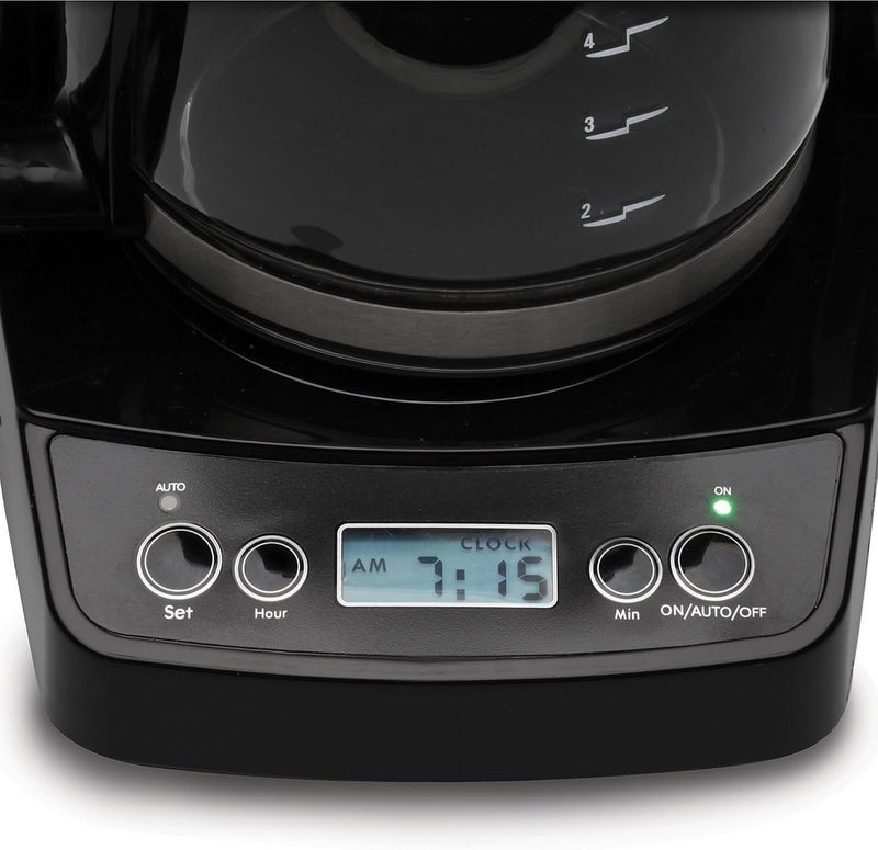 Capresso صانعة القهوة الصغيرة 5 أكواب، سوداء وفولاذ مقاوم للصدأ - Image 3