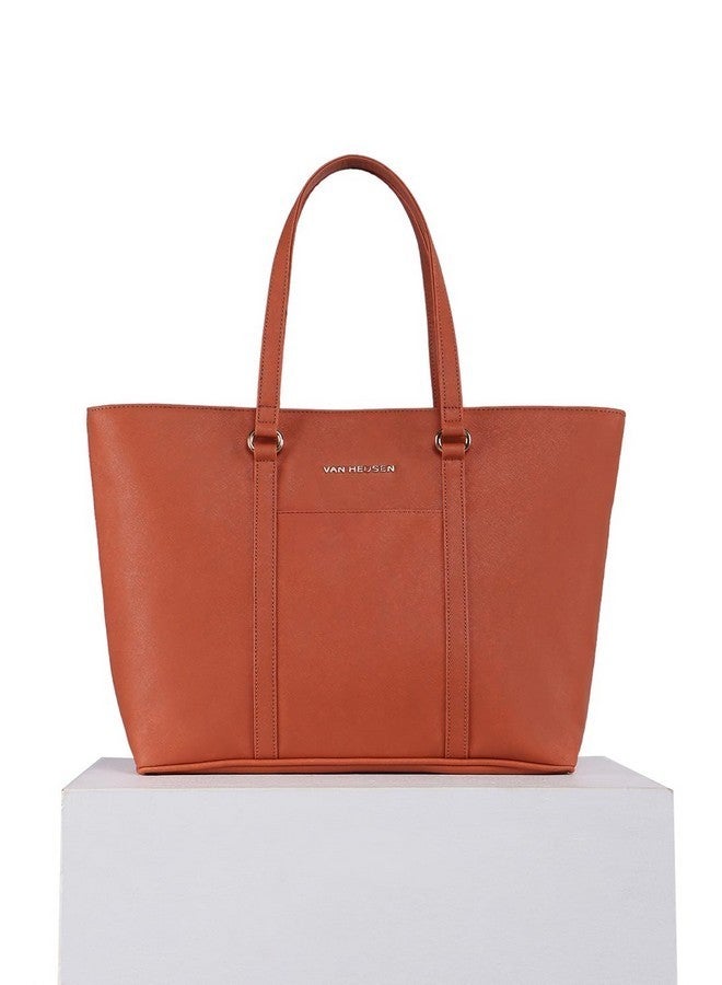 Van Heusen_Womens__TOTE_BAG_(VWBGDOSMU004130_Orange_) - Image 1