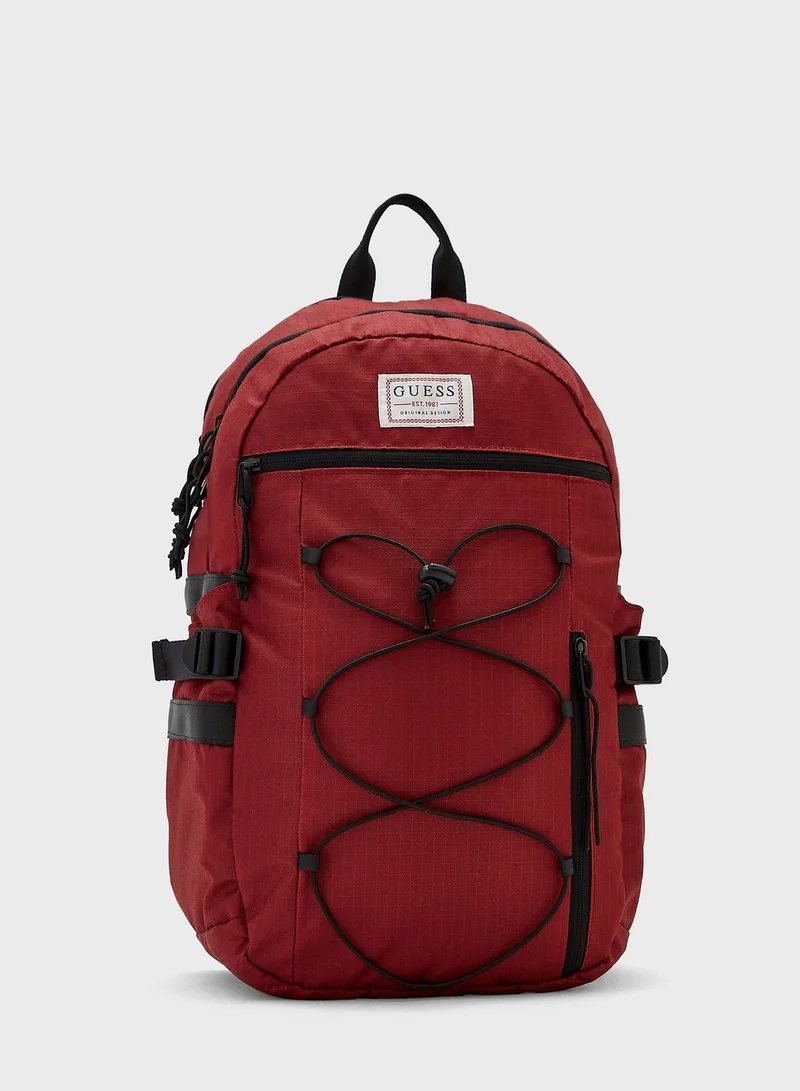 GUESS Logo Bungee Backpack