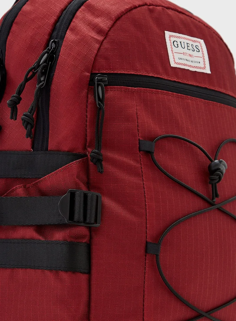 GUESS Logo Bungee Backpack
