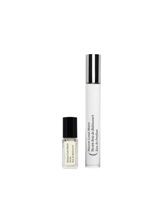 Maison Louis Marie - Maison Louis Marie - No.04 Bois De Balincourt 2-Piece Mini Travel Set | Luxury Clean Beauty + Non-Toxic Fragrance - Image 1