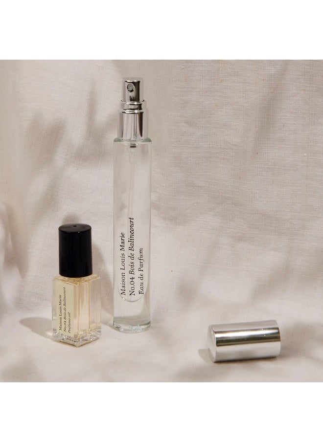 Maison Louis Marie - Maison Louis Marie - No.04 Bois De Balincourt 2-Piece Mini Travel Set | Luxury Clean Beauty + Non-Toxic Fragrance - Image 1