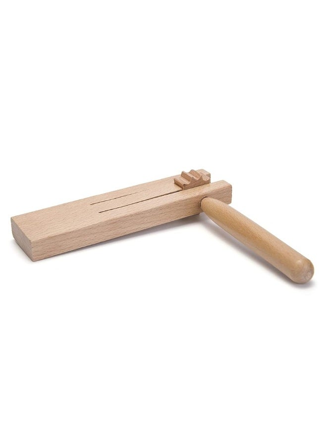 Mihey Traditional Matraca Toy - Wooden Spinning Rattle Ratchet Noise maker for Games, Parties and Sports - Image 3