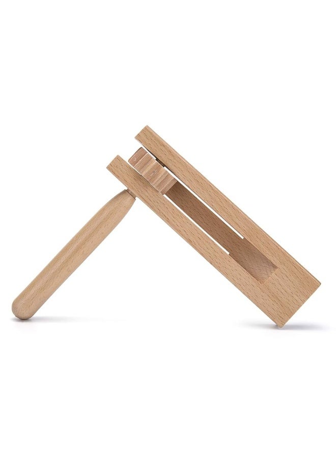 Mihey Traditional Matraca Toy - Wooden Spinning Rattle Ratchet Noise maker for Games, Parties and Sports - Image 4
