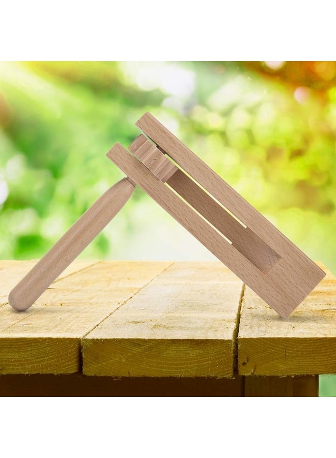 Mihey Traditional Matraca Toy - Wooden Spinning Rattle Ratchet Noise maker for Games, Parties and Sports - Image 1