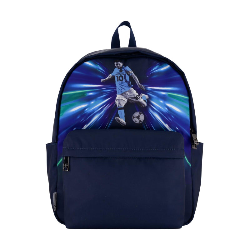 Messi Lifestyle Backpack Bookbag with Pockets Adjustable Straps - Image 2