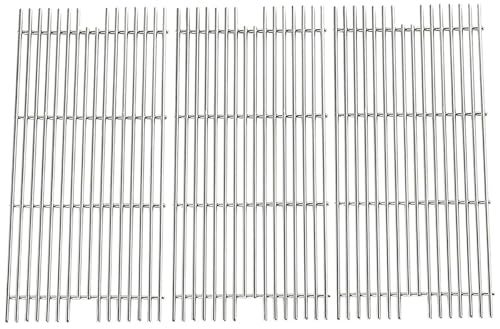 PETKAO 23 14 Cooking Grill Grates for Viking VGBQ 30 T Series VGBQ 40 T SER VGBQ4103RE VGBQ4103RTNSS VGIQ4103RE VGBQ 41 T SER VGBQ 53 T SER Gas Grill Replacement Parts Stainless Steel 3PCS 