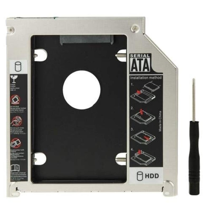 Generic 2.5 Inch SATA HDD Enclosure, Black Plastic, USB, 12.7 MM Thickness