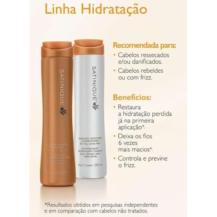 Satinique Smooth Moisture Shampoo &Conditioner (2 9.4 Oz.) by Satinique-Amway - Image 2