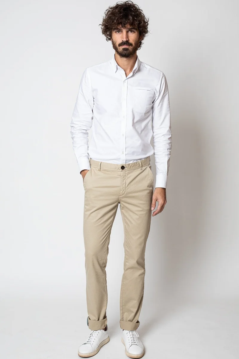 Jaqk Walter Beige Trousers