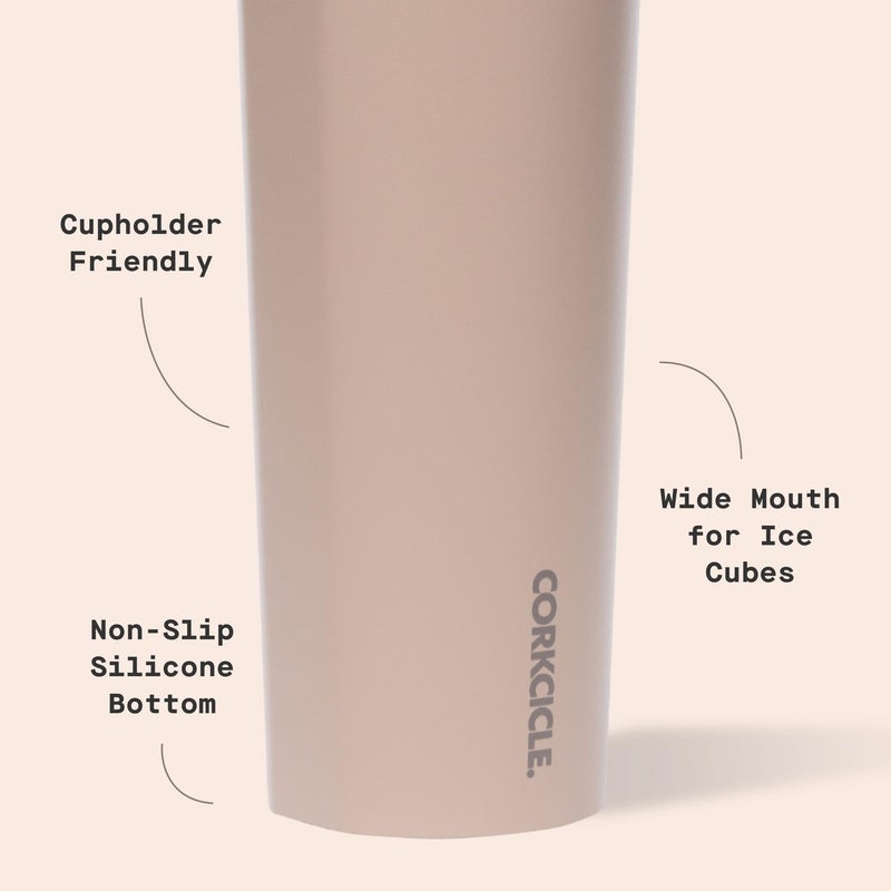 Corkcicle Sport Canteen - Keeps Drinks Cold 25 Hours - Stainless Steel Water Bottle - Triple-Insulated - Spill-Proof - Summer Drinkware Gift - Keeps Drinks Ice Cold - 20 oz - Desert - Image 4