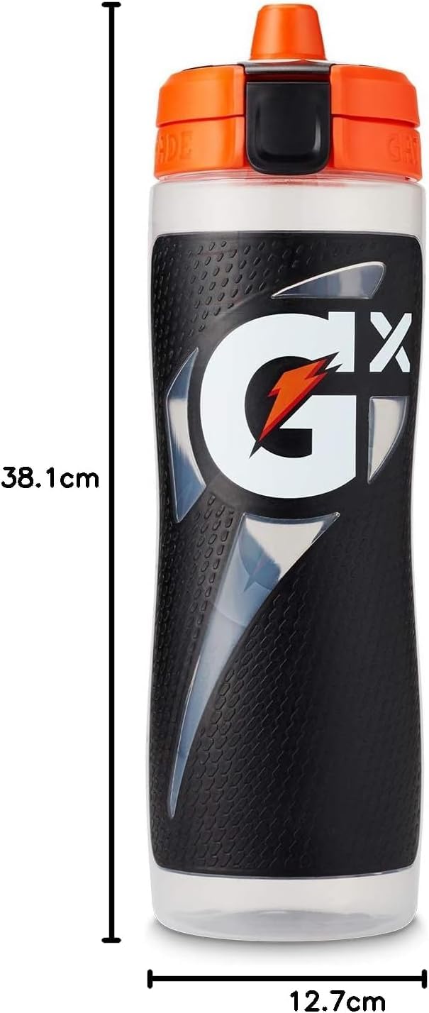 Gatorade Gx Plastic Squeeze Bottle  Light Blue  30oz - Image 2