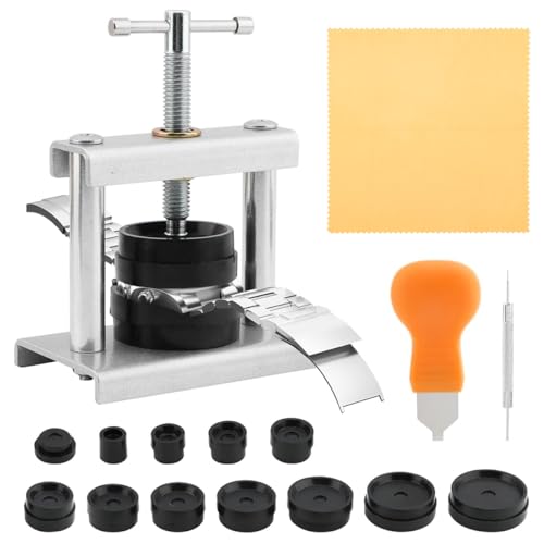 Serplex® Watch Repair Tool Kit, Back Case Pressing Device, Needle Tool, Triangular Piece & Multiple Sizes Press-Fit Components, Ideal for Battery Replacement, Case Assembly & Watch Maintenance - Image 1