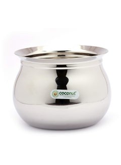 Coconut Stainless Steel Kanchi Handi/Cookware (Without Handle & Lid) - 1 Unit - Capacity -1000ML