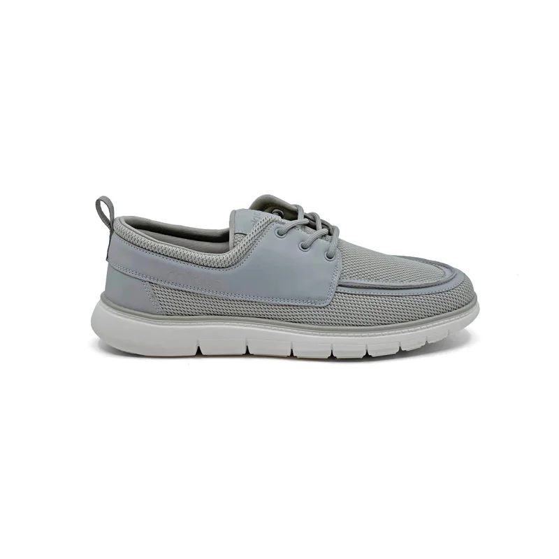 ميلانو Holden Mens Boat Shoes-Grey