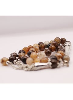 FASHION LINE Stone Rosary Iconic design Prayer 33 Tasbih/Beads  - Image 2