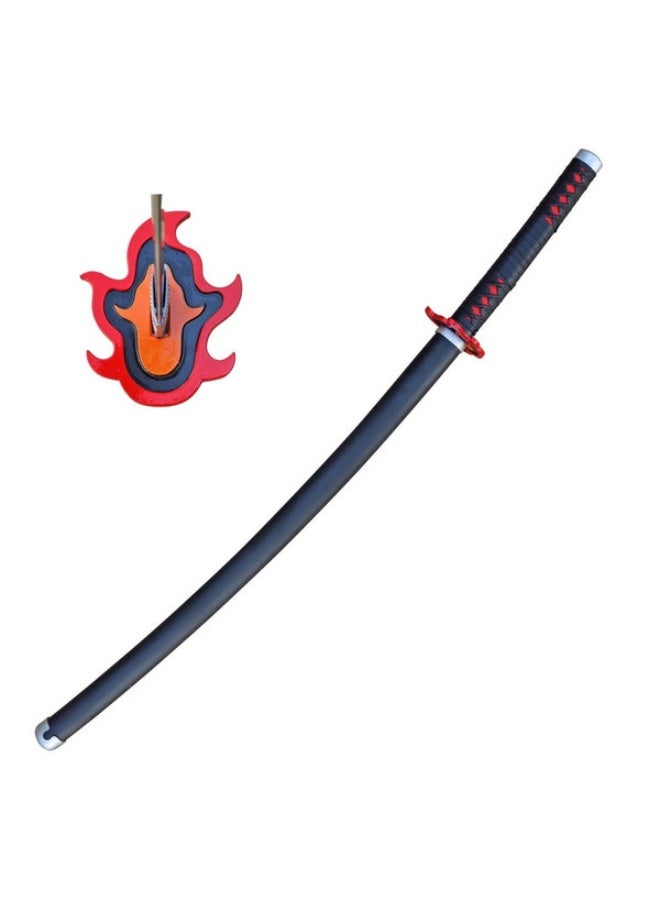 O8.design Amine,High-Grade Carbon Steel Tanjiro Kamado Sword | Safe, Unsharpened Blade, Authentic 1:1 Anime Cosplay Prop - Image 1
