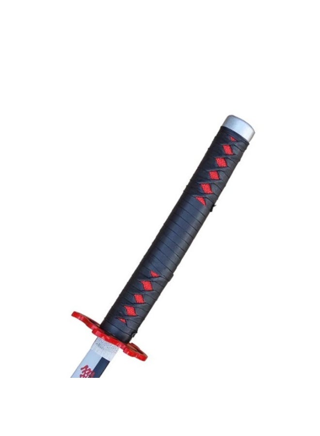O8.design Amine,High-Grade Carbon Steel Tanjiro Kamado Sword | Safe, Unsharpened Blade, Authentic 1:1 Anime Cosplay Prop - Image 3