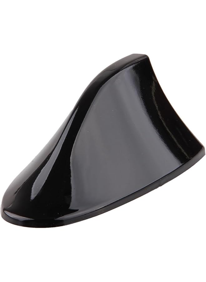 Generic Multi-Color Shark Fin Antenna For Cars - Durable, Weatherproof, And Easy Installation For Enhanced Reception (Black)  - Image 1