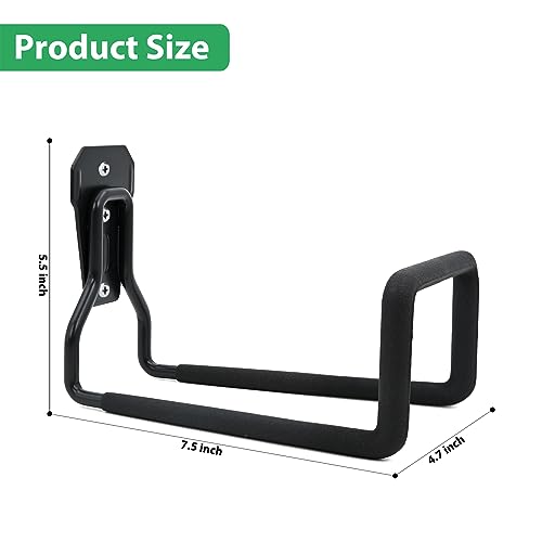 Dotet Garden Hose Holder - Hose Hanger Wall Mount, Heavy Duty Water Hose Holder for Outdoor/Indoor Use in Yard, Metal Durable Hose Hooks, Ideal for Water Hose Storage - Image 2
