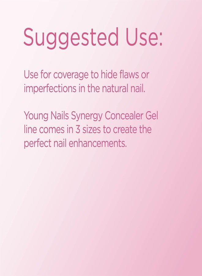 Young Nails Synergy Concealer Gels - Easy to Use Technologically Advanced Chain Entanglement. Build, Conceal, Sculpt, & Gloss - Available in 15 gram, 30 gram, & 60 gram size options - Image 4