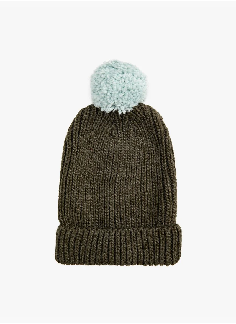 كوتون Pom Pom Detail Beanie