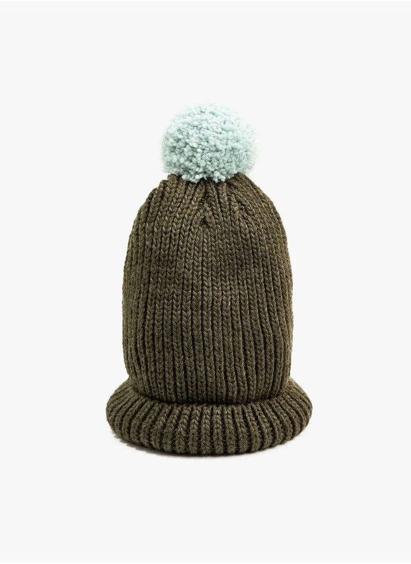 كوتون Pom Pom Detail Beanie