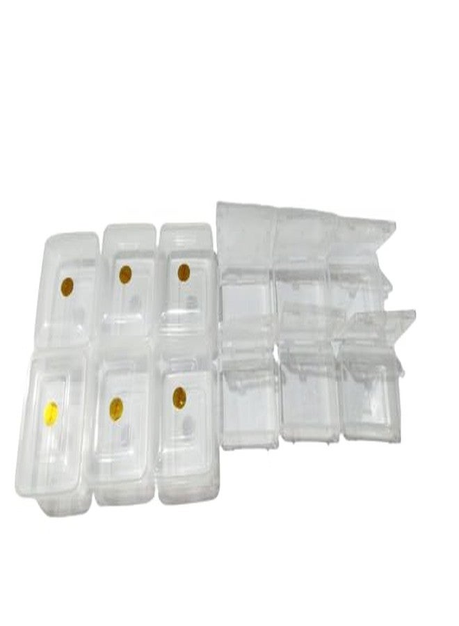 Hesch 9 Brand Plastic Container Box, Plastic Container Bulk Combo Pack of 6 Small Flip Open, 6 Big Size Boxes Total 12 Boxes (6 COMMANDER BOXES & 6 RC22) - Image 2