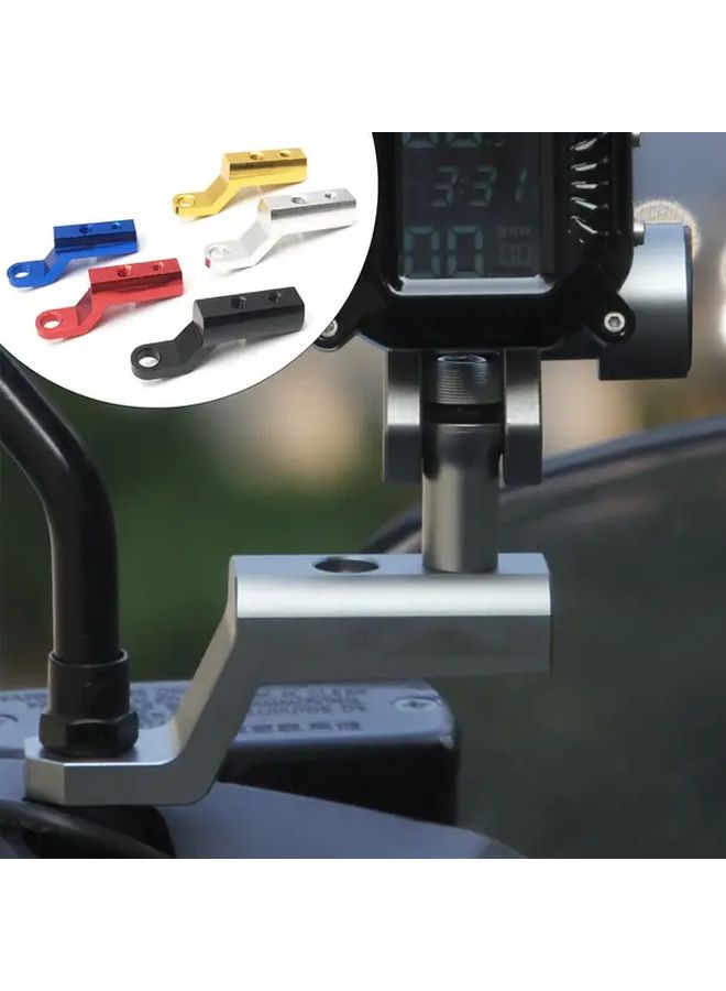 Universal Red And Black Aluminum Alloy Multi Functional Extension Bracket For Motorcycle Off Road Vehicle - Image 1