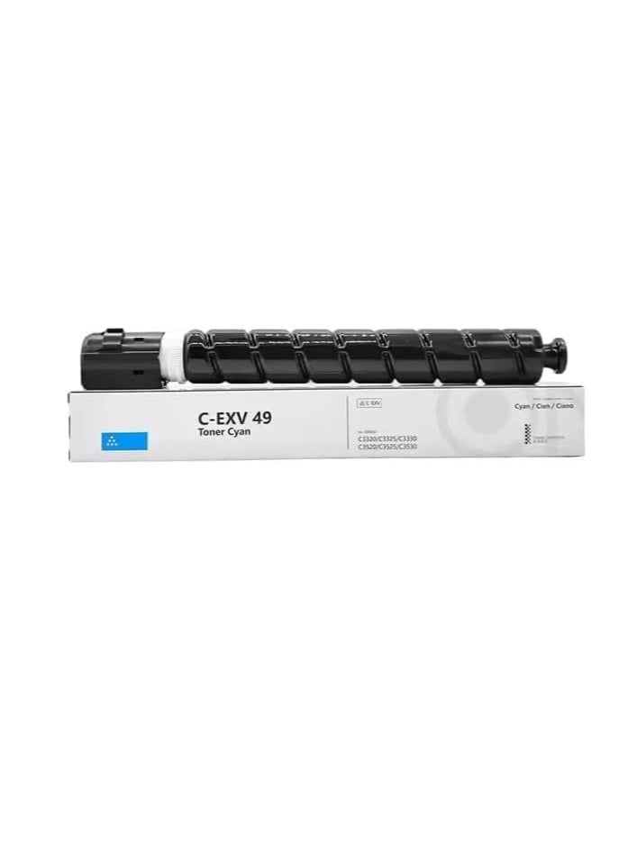 خرطوشة حبر فيستار C-EXV-49 متوافقة مع طابعات C3320، C3325، C3330، C3520، C3525، C3530، متعددة الألوان