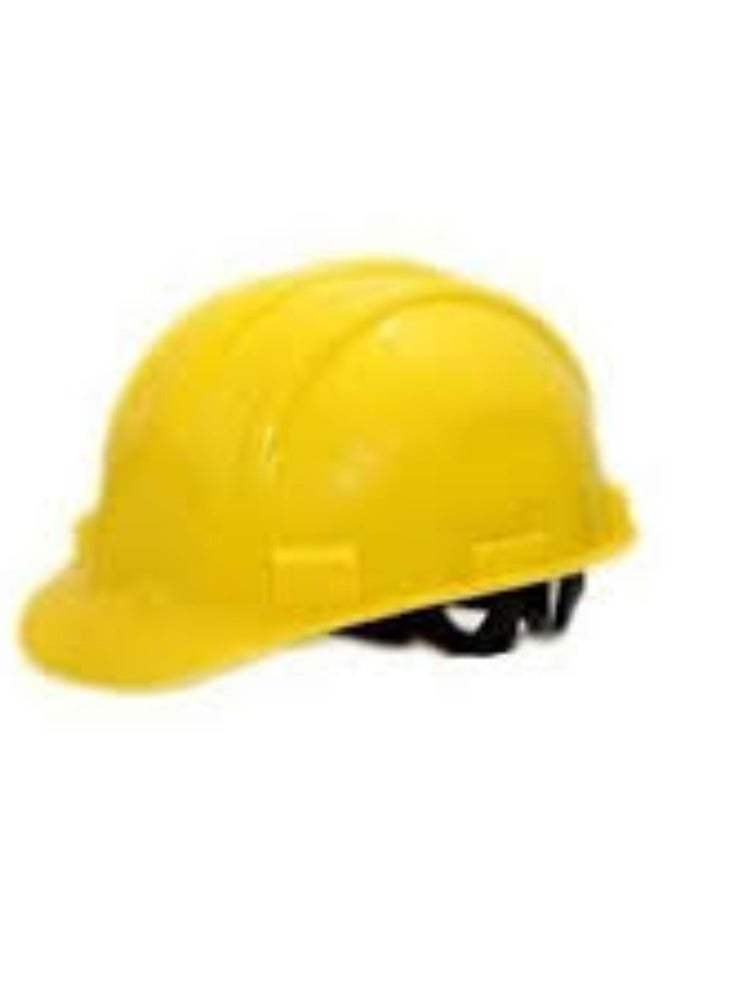 KNP Yellow safety helmet shares many characteristics with other safety helmets but is distinguished by its color, which enhances visibility in various work environments.  - Image 3