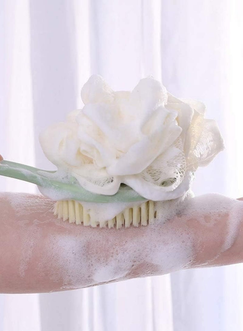 Enjoy a luxurious bathing experience that combines soft foam and deep cleansing, with a double green bath brush that gives you silky, fresh skin every day. - Image 2