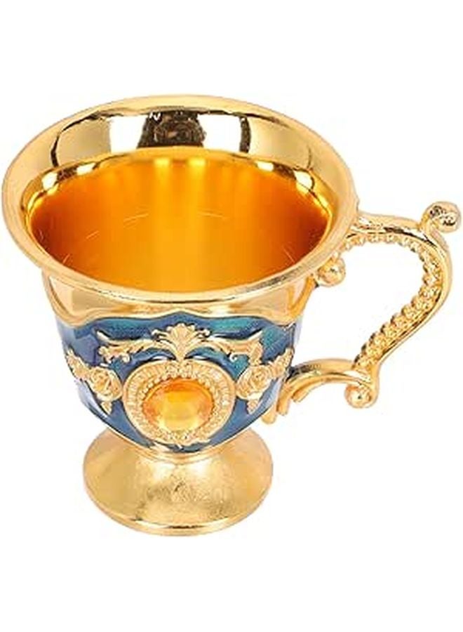 Vintage Style Metal Liquor Cup 30ml Stemless Shot Glass With Handle For Bar Home Use - Image 1