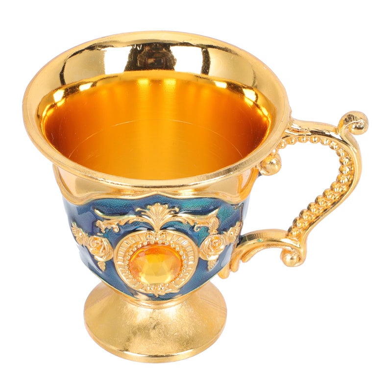 Vintage Style Metal Liquor Cup 30ml Stemless Shot Glass With Handle For Bar Home Use - Image 2