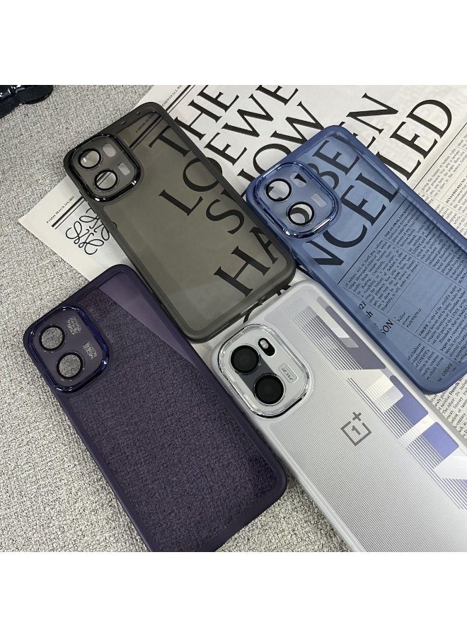 متوافق مع غطاء الظهر لهاتف OnePlus 15R، غطاء خلفي شفاف، مصنوع من مادة TPU والسيليكون، مقاوم لبصمات الأصابع، خفيف الوزن، مقاوم للسقوط، مزود بطبقة حماية مدمجة للعدسة - Image 2