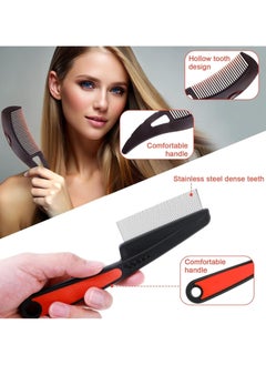 BTFMEI 2 Pieces Dandruff Combs, Lice Comb, Scalp Comb for Scalp Massage Refreshing and Dandruff Dirt Removal, Reduce Scalp Itching Oil, Scalp Care Comb with Skin Scraping Handle for Women Men  - Image 2