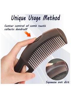 BTFMEI 2 Pieces Dandruff Combs, Lice Comb, Scalp Comb for Scalp Massage Refreshing and Dandruff Dirt Removal, Reduce Scalp Itching Oil, Scalp Care Comb with Skin Scraping Handle for Women Men  - Image 3