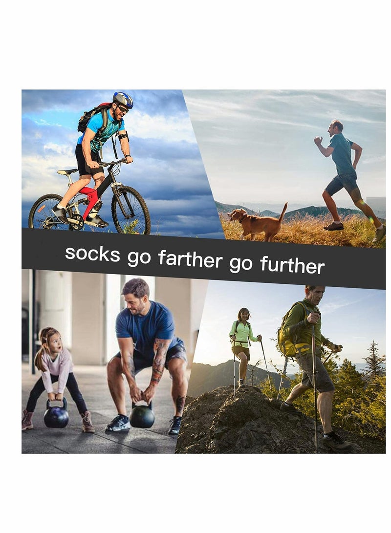 KASTWAVE Mens Ankle Socks，Low Cut Athletic Tab Socks for Men Sport Comfort Cushion Athletic Cushioned Breathable Low Cut Tab (6 Pairs，White） - Image 5