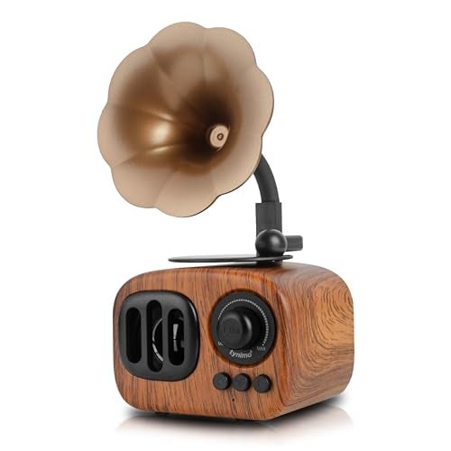 TYNIMO B3 Vintage Gramophone Bluetooth Speaker 5W for Home, Ideal for House Party, Birthdays, Festivals and Vintage Gifts - Image 3