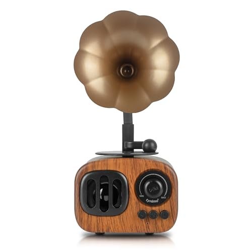 TYNIMO B3 Vintage Gramophone Bluetooth Speaker 5W for Home, Ideal for House Party, Birthdays, Festivals and Vintage Gifts - Image 4