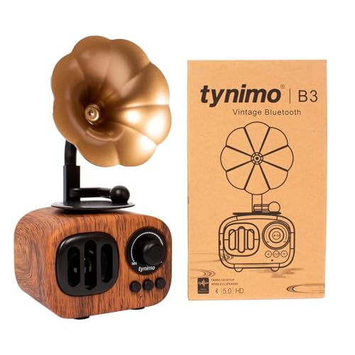 TYNIMO B3 Vintage Gramophone Bluetooth Speaker 5W for Home, Ideal for House Party, Birthdays, Festivals and Vintage Gifts - Image 1