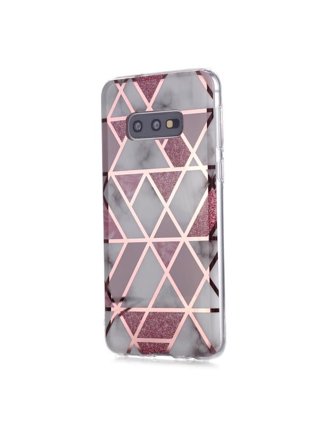 Zaboon Case For Galaxy S10e Plating Marble Pattern Soft TPU Protective Case - Image 2