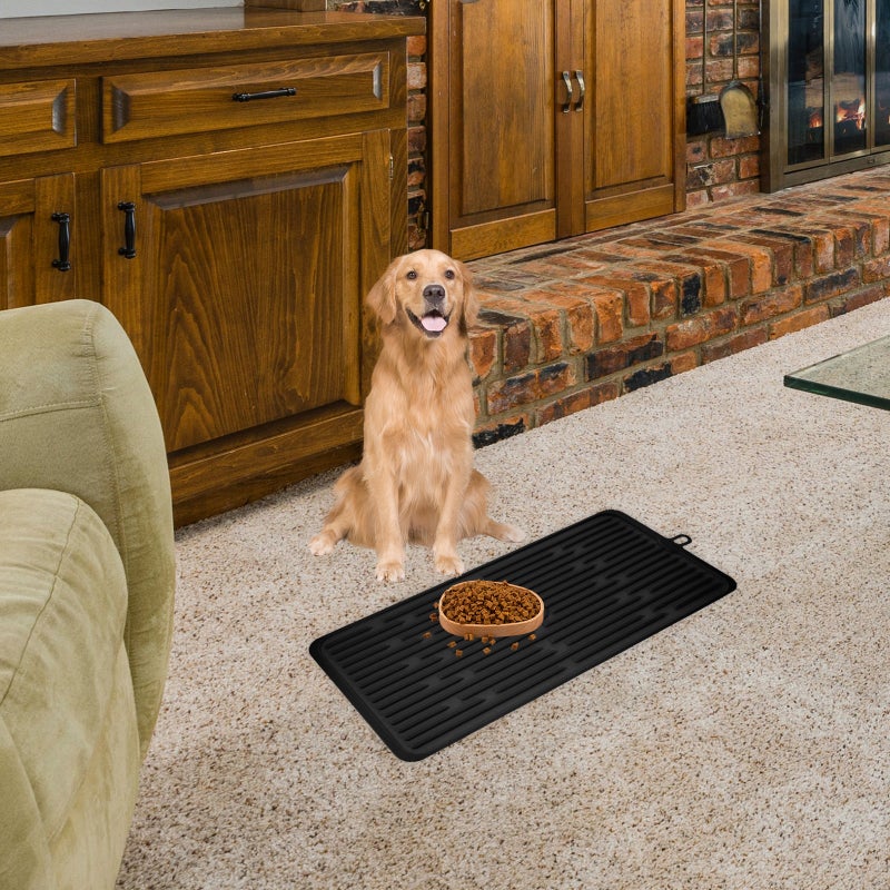 Cat Food Mat Dog Food Mat Silicone Dog Bowl Mat Non- Feeding Mat Pet Placemat - Image 4