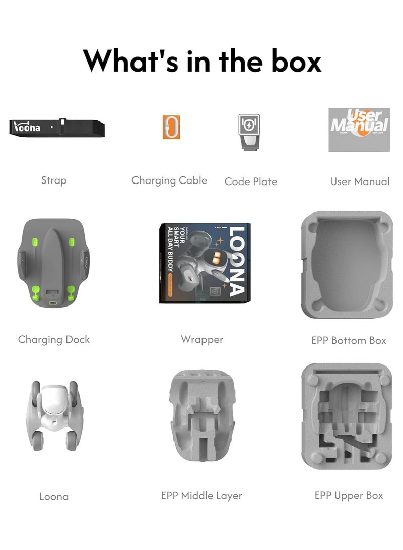 Loona Robot Pet Dog ChatGPT-4o Smart AI-Powered Companion Voice & Gesture Control, Real-Time Interaction Robotics Toys for Kids with Charging Dock - Image 3