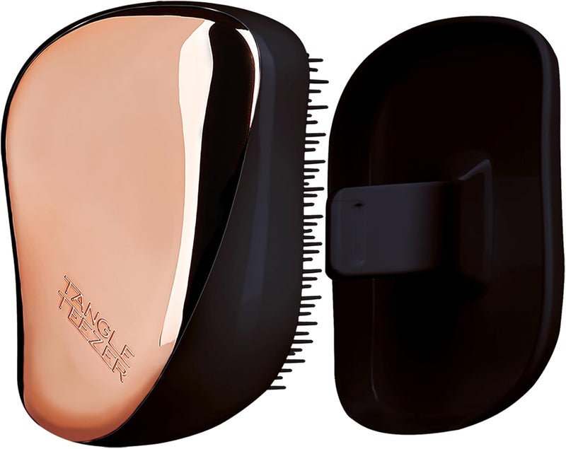 TANGLE TEEZER Compact Styler No Pull Hair Brush Rose Gold - Detangling Anti-Break Brush - Travel Brush - Anti-Break Hair Care Comb - Image 5