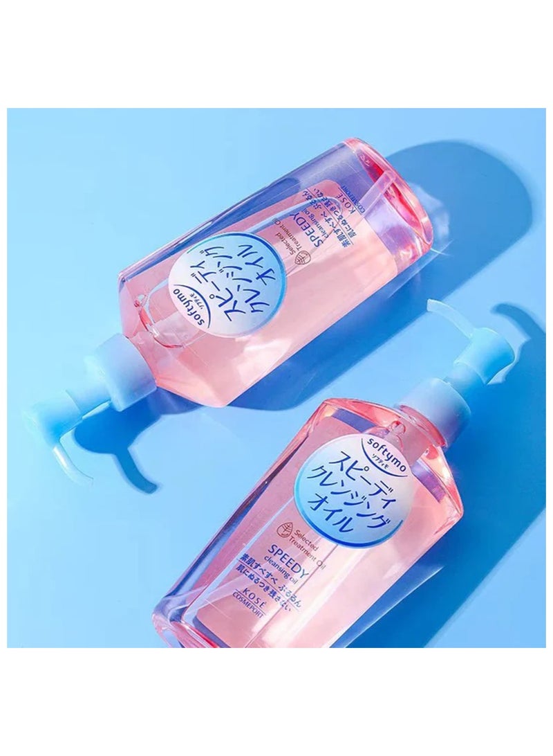 KOSE Softymo Speedy Cleansing Oil 240ml, Gentle and Fragrance-free Makeup Remover, ImportED from Japan - Image 5
